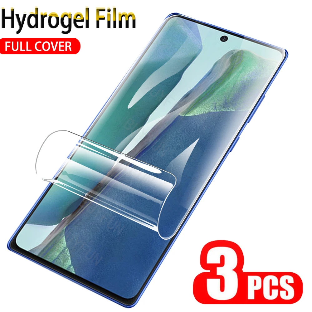 3 шт. Гидрогелевая пленка для Samsung Galaxy M 10 11 21 30S 31 51 80s note 20 Защитная Note Ультра не