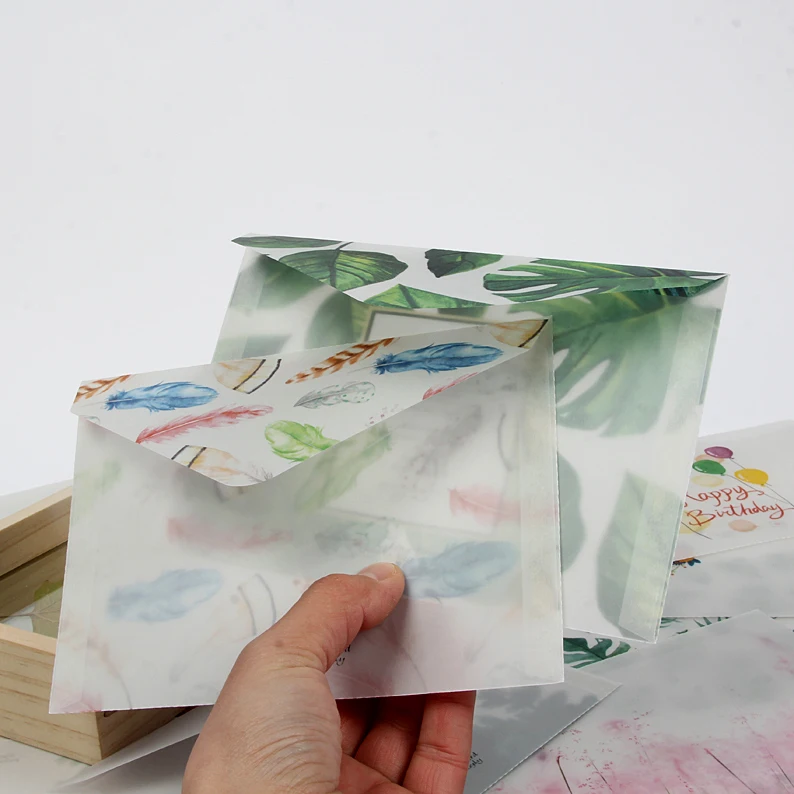 20 шт прозрачная матовая бумага с серной кислотой Свадебная пригласительная