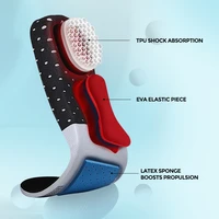 bangni badminton sports insoles running silicone gel shoe pads heel shock absorb inserts arch support sole for feet man women