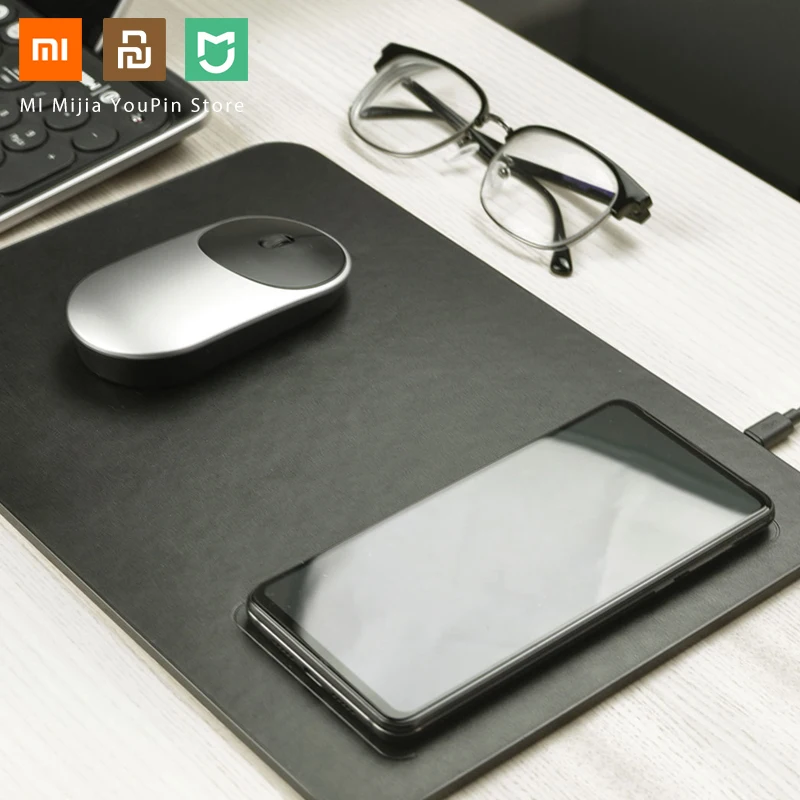 Оригинальное Беспроводное зарядное устройство Xiaomi MIIIW Qi коврик для мыши из