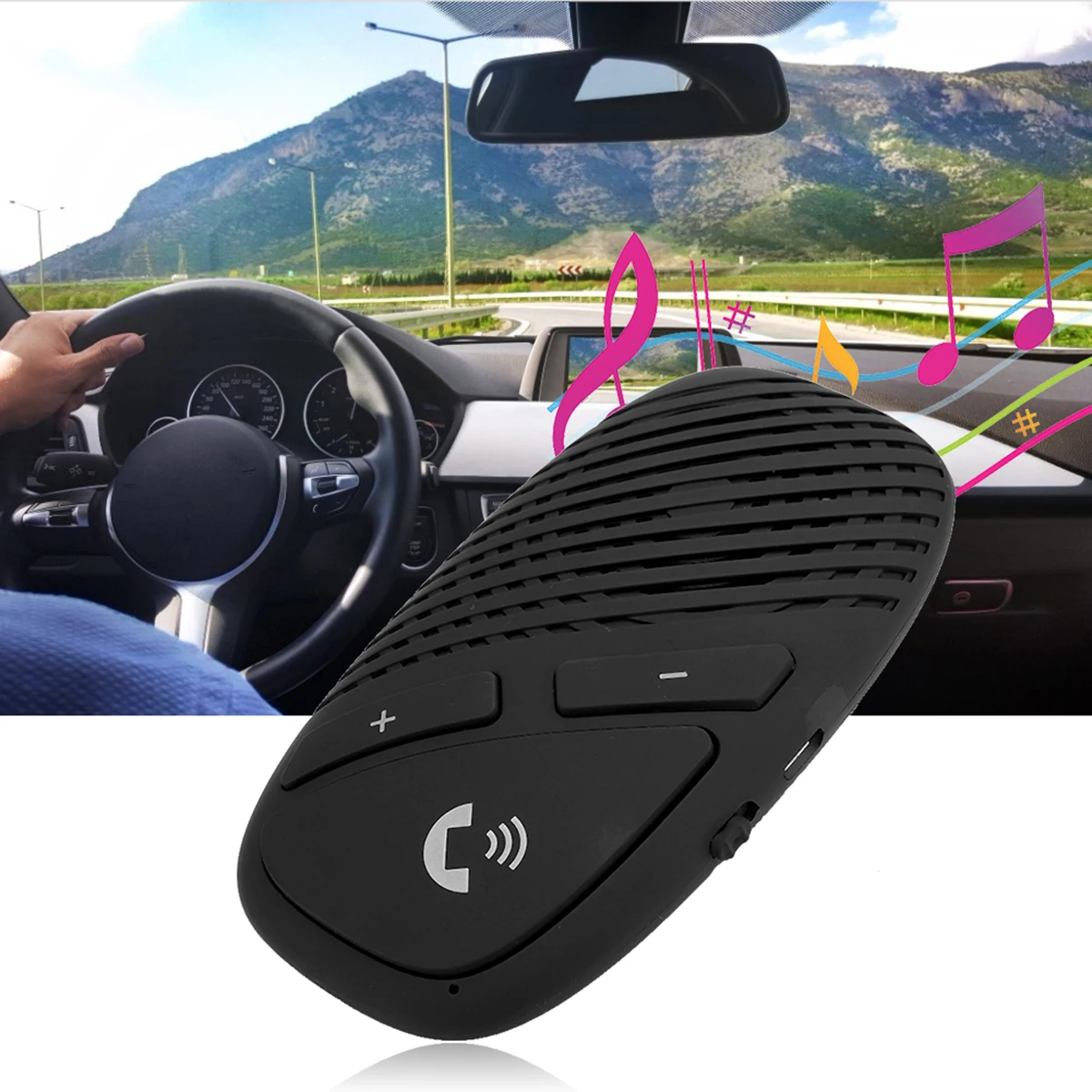 Беспроводной аудио динамик MP3 музыкальный адаптер автомобильный громкой связи s