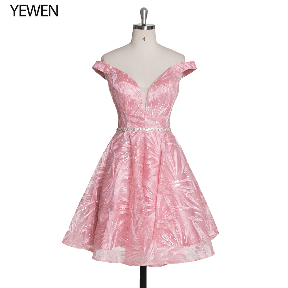 Элегантное кружевное платье для выпускного вечера Простые Короткие вечерние