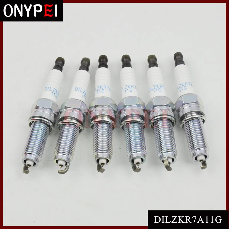 Лазерная двойная иридиевая Свеча зажигания DILZKR7A11G 12290 R71 L01 для Honda Accord Odyssey 6