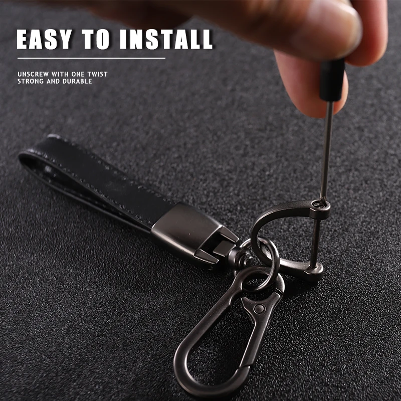 1 шт. автомобильный металлический брелок для ключей авто тонкая кожаная эмблема