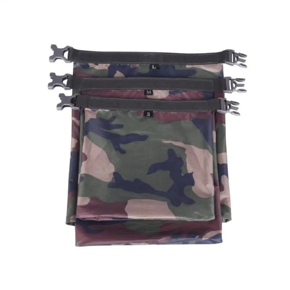 

HiMISS 3pcs/set Outdoor waterproof bag Coated Waterproof Dry Bag Storage Pouch Rafting Canoeing Boating Dry Bag