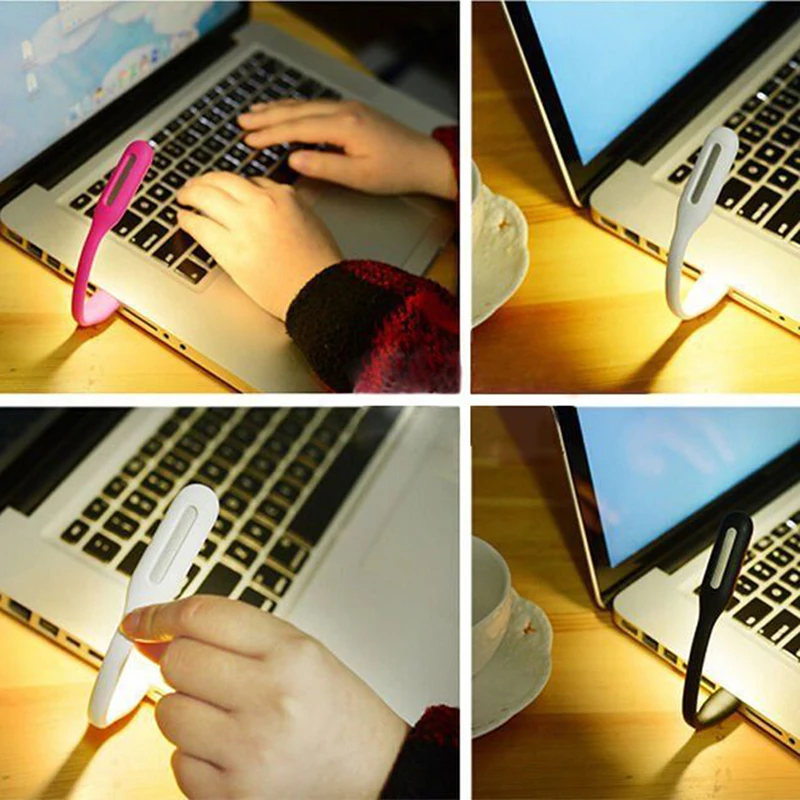

Usb Led Mini Night Lights Carry Flexible Bend Ingle / Laptop Library Computer Eyes Light Protected Usb Power Port J1Z6
