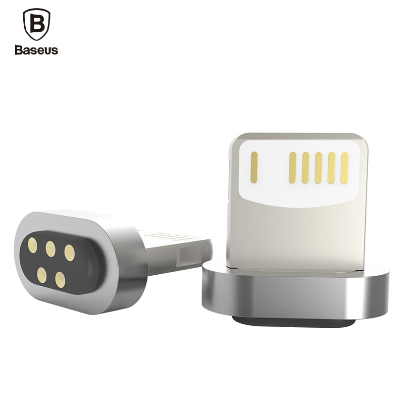 Baseus Магнитный micro usb зарядный кабель адаптер для iPhone samsung s7 s6 sony LG xiaomi redmi note 6 5 4x быстрое зарядное устройство Android - Цвет: IP adapter