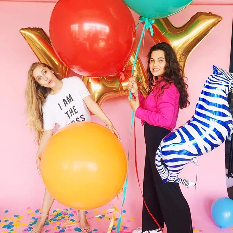 Большой яркий гелиевый надувной шар размер 36 дюймов 1 шт. украшение для дня