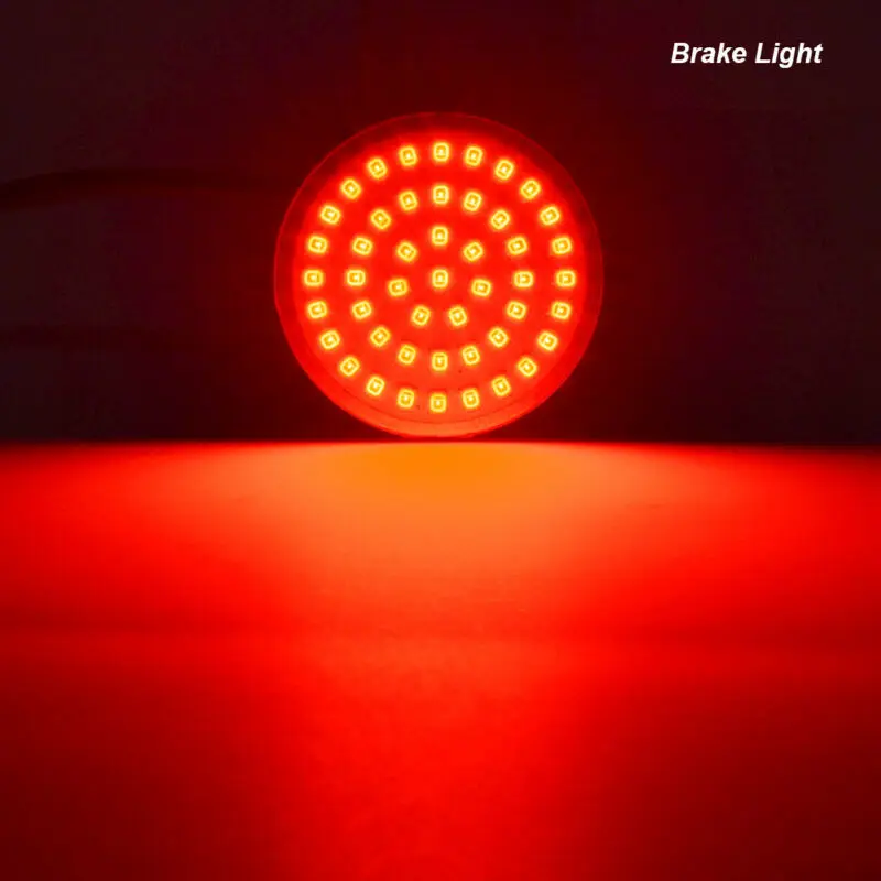 Красный светодиодный светильник с поворотным сигналом для Harley Softail Tri Glide| |