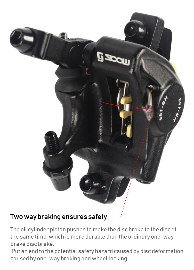 MTB Road XTECH HB-100 Line Pull Гидравлические суппорты дискового тормоза Передние и задние