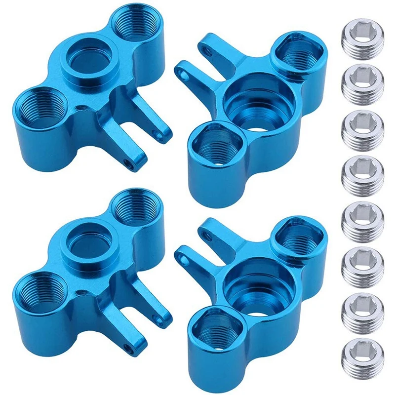 4Pcs Aluminum Axle Carriers Steering Knuckle Left & Right for Traxxas 1/16 Slash 4WD E-Revo Summit VXL RC Car Hop Up Parts |