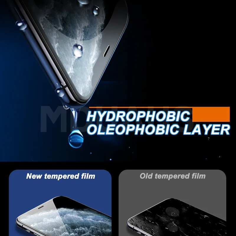 

Full Cover Tempered Glass On For iPhone 11 Pro XS Max X XR Screen Protector Glass iPhone 8 7 6 6S Plus 5 5S SE 2020 Glass Film