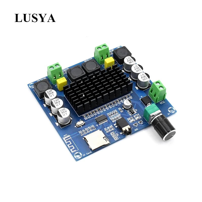 Плата усилителя мощности Lusya TDA7498 Bluetooth 5 0 100 Вт * 2|Усилители мощности| |