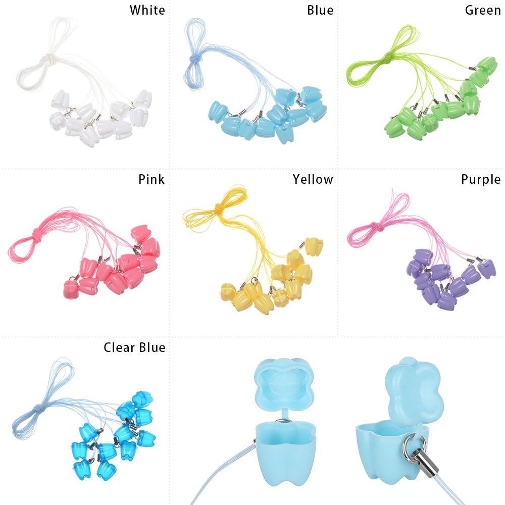 10 шт. детский пластиковый чехол для зубов|Коробка молочных зубов| |