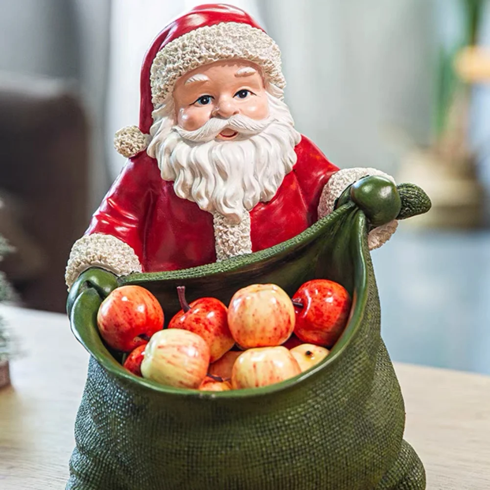 

Santa Claus Storage Decoration Living Room Coffee Table Furnishing Model Room Window Decoration Scene Arrange Christmas Gifts