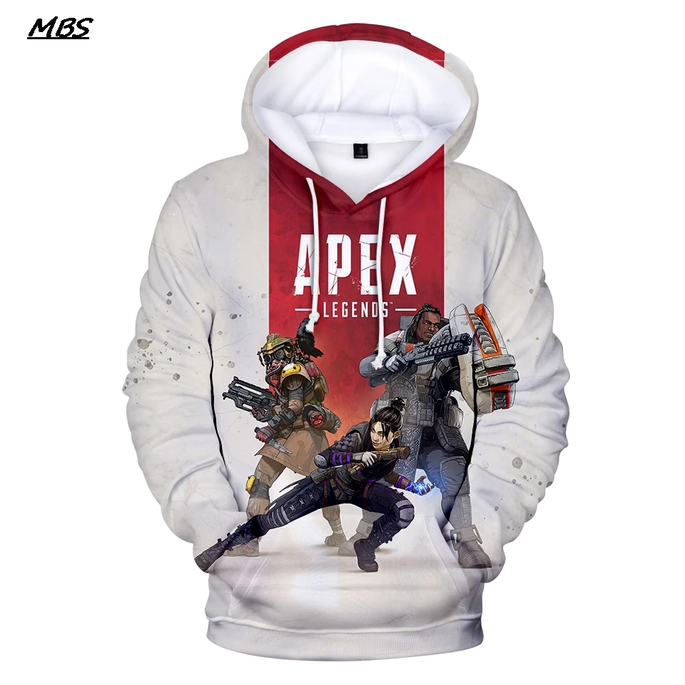 

Popular Game Apex Legends 3D Hoodies Men/women Sweatshirts Harajuku Boys/girls Spring Autumn 2D Pullovers Game Apex Legends Tops