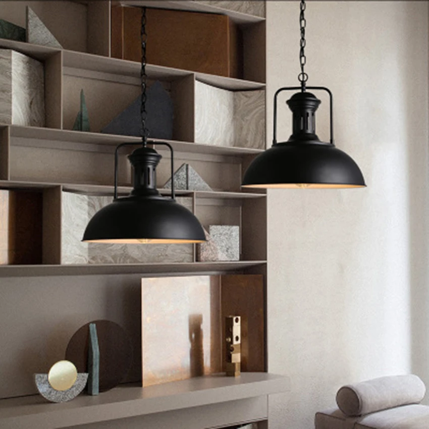 

Vintage Pendant Lights Loft Iron Restaurant Pendant Lamp Dining Room Cafe Bar Decor Hanging Lamp Cafe Deco Kitchen Hanging Lamps