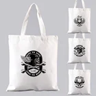 Женская сумка для покупок серия Готический Череп Студенческая сумка для колледжа белая сумка-тоут Холщовая Сумка через плечо зеленая сумка для покупок