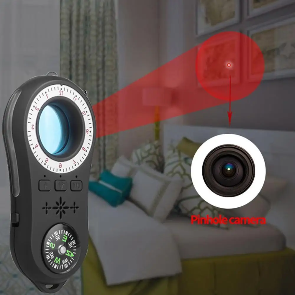 

S100 Detector Portable Multifunction Handheld Mini Detector Scanner Camera Anti-Photography Finder Micro Camera Infrared O4S1