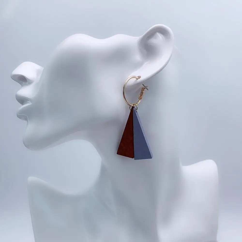 Золотые серьги Модные ювелирные изделия Свадебные вечерние подарки женские