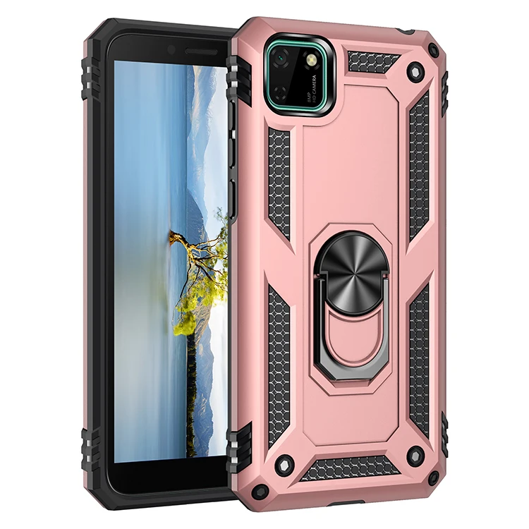 

Armor Shockproof Phone Case For Huawei Nova 7I 6 5T 5I 5 4E 4 3E SE PRO Car Magnetic Finger Ring Holder Anti-Fall Kickstand Case