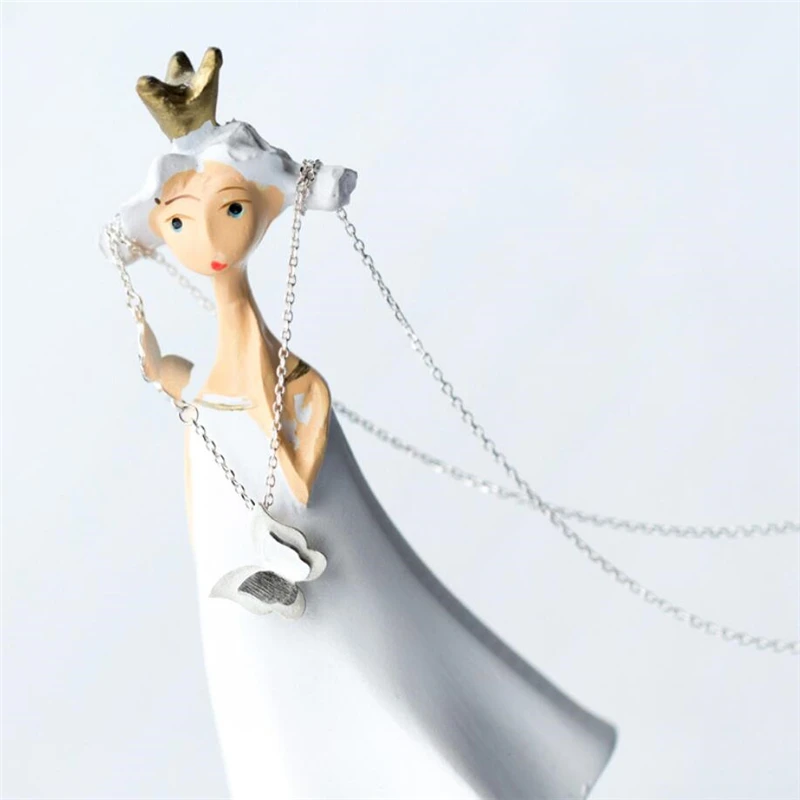 Женское ожерелье ручной работы корейское милое с двойной бабочкой и короткой