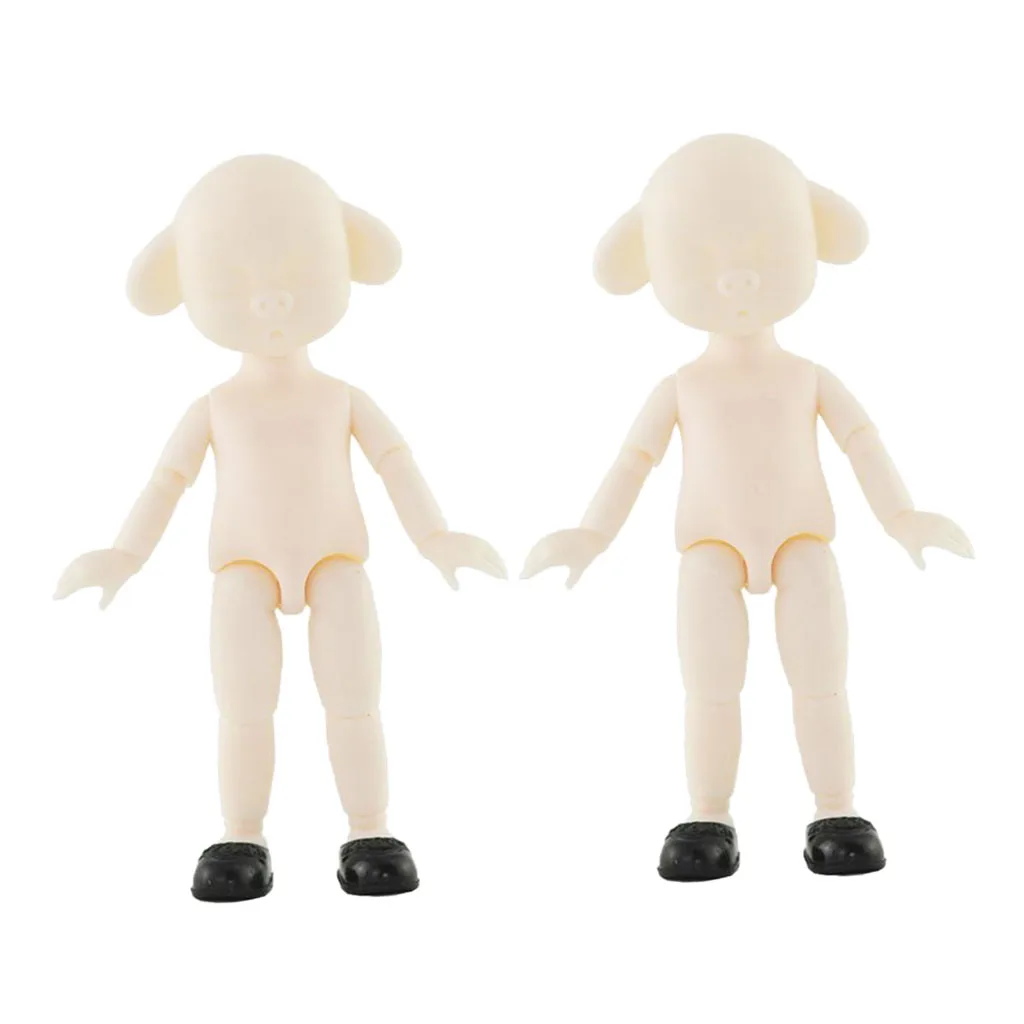 

2x 1/12 13 Flexible Jointed Doll Body For OB11 BJD Doll DIY Making Toy