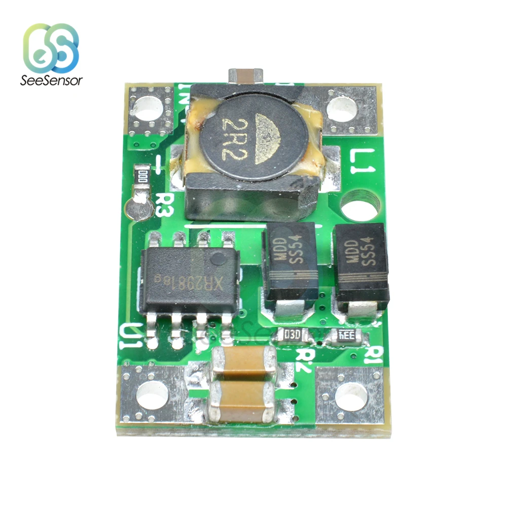 Модуль повышения мощности 5 в 3 А для литиевой батареи зарядная плата регуляторы