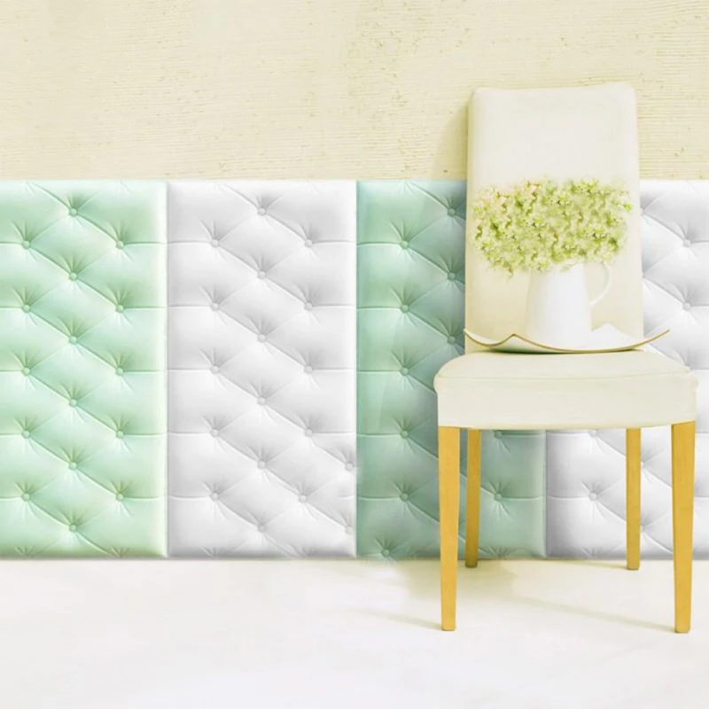 

3d Wall Stickers Thick Waterproof Bedroom Decoration Self-adhesive Wallpaper Living Room Kitchen Tv Background