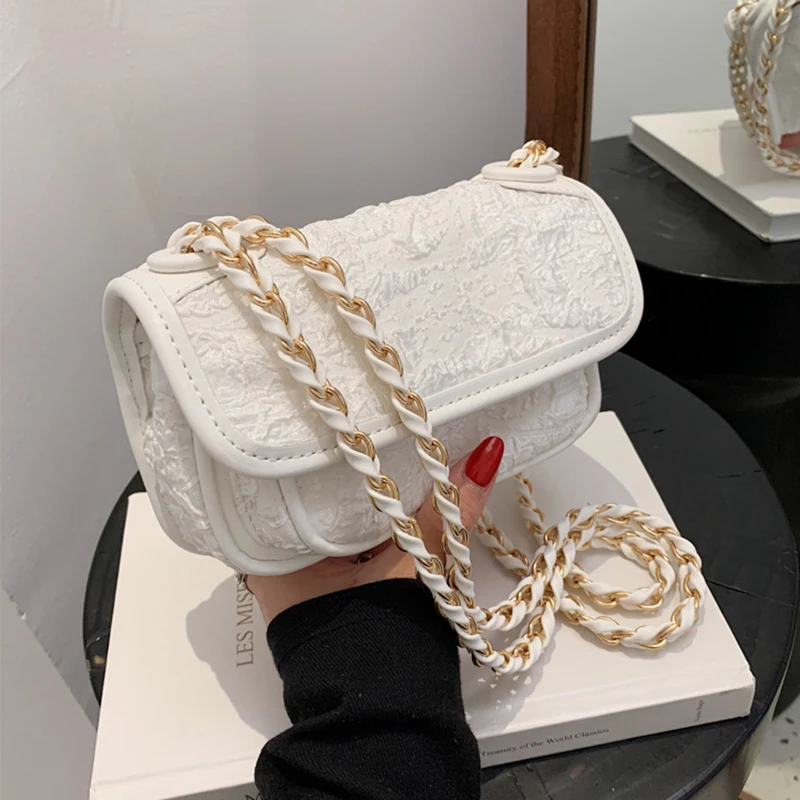 

Women's Designer Shoulder Bag Trend 2021 New Hit Chain Soft Leather Simple Korean Evening Female Luxury Messenger Crossbody Bags