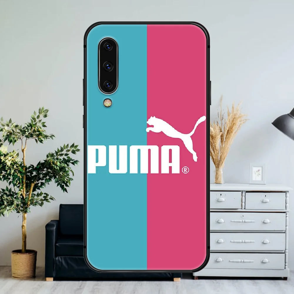 

Germany Luxury Sports brand PUMA Phone Case For Samsung Galaxy A 3 5 7 8 10 20 20E 21S 30 30S 40 50 51 70 71 black Cell Soft
