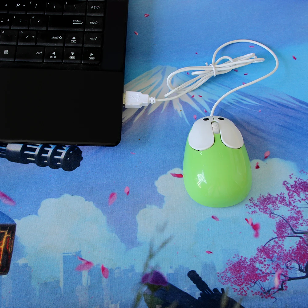 USB chyi 3D Проводная мышь мини милый мультфильм кролик игровая оптическая Mause мыши