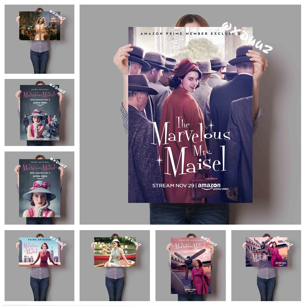 Настенный декор для всей семьи Постер ТВ сериала чудесная госпожа мэсель