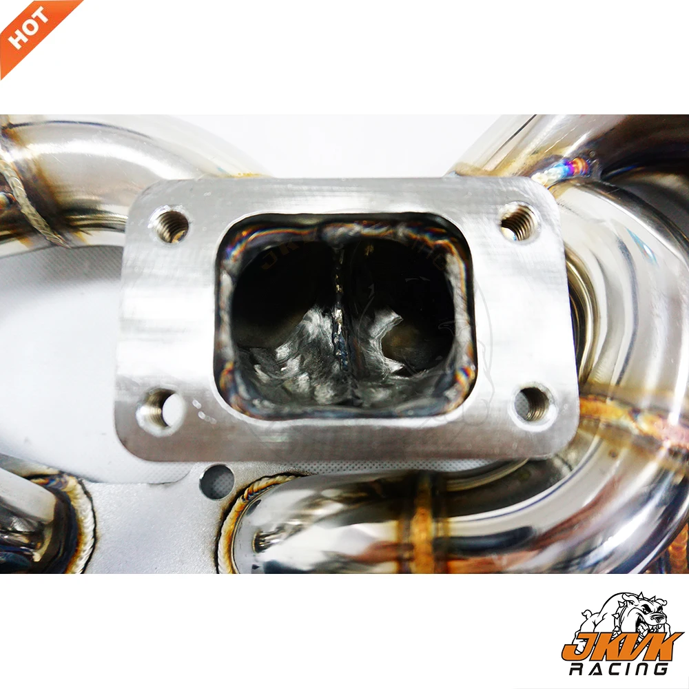 Выпускной коллектор JKVK RACING Skyline R32 R33 R34 RB20 RB25 RB20DET RB25DET с низким креплением T3 Turbo
