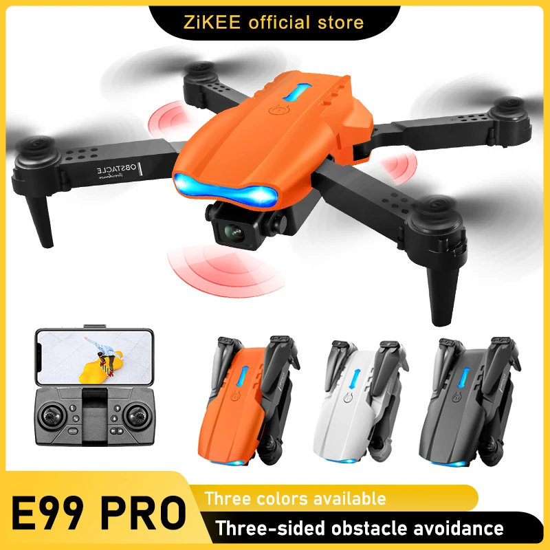 ZiKEEX-Dron E99 K3 PRO 4K HD con doble cámara para evitar el...
