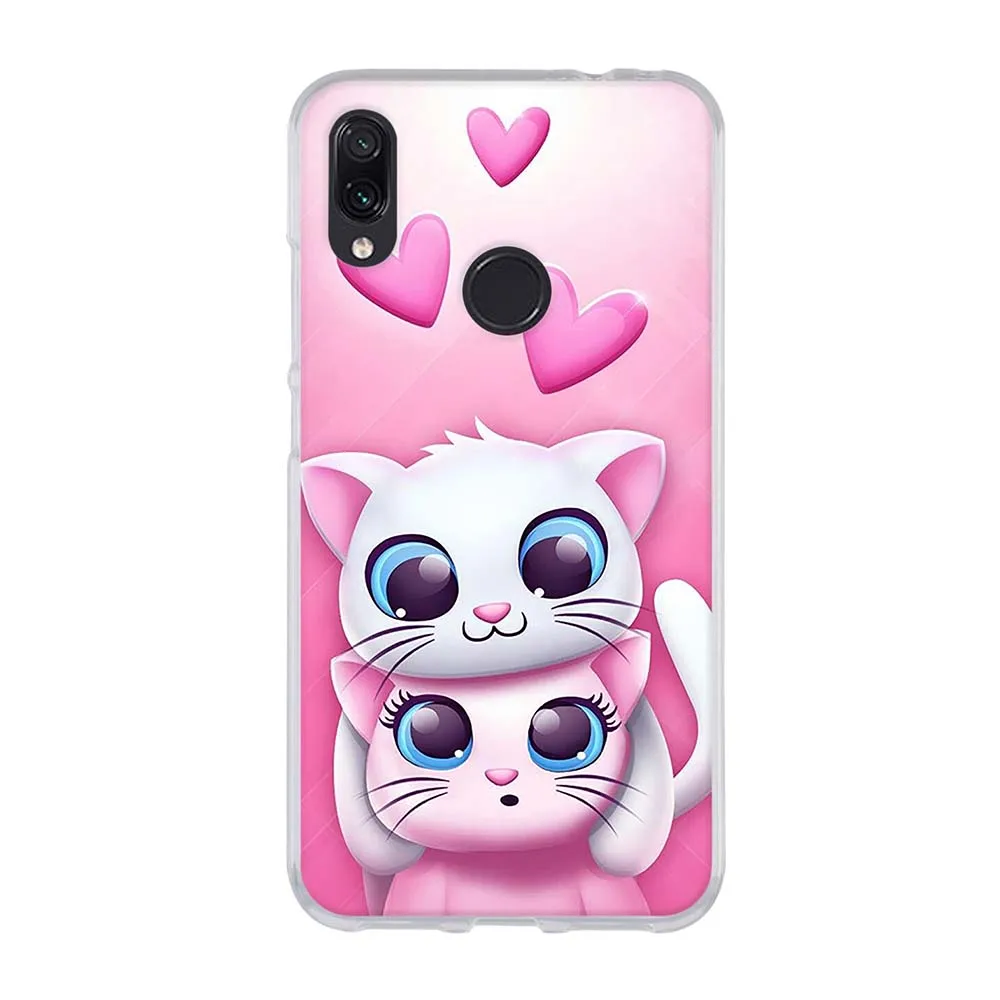 Чехол для Xiaomi Redmi Note 7 Pro силиконовый чехол из ТПУ с изображением животных 7pro