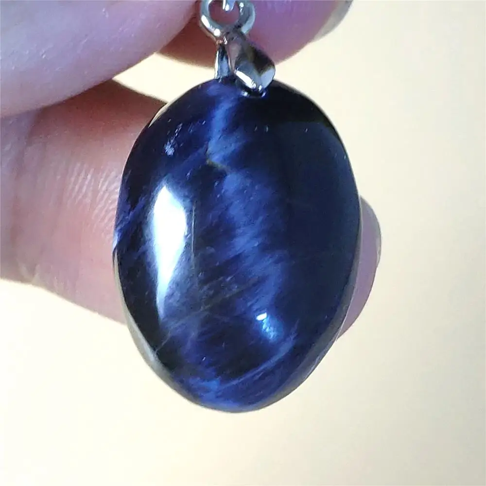 Подлинная подвеска Pietersite 21x15x8 мм капля воды для Chatoyant голубой кристалл исцеляющий