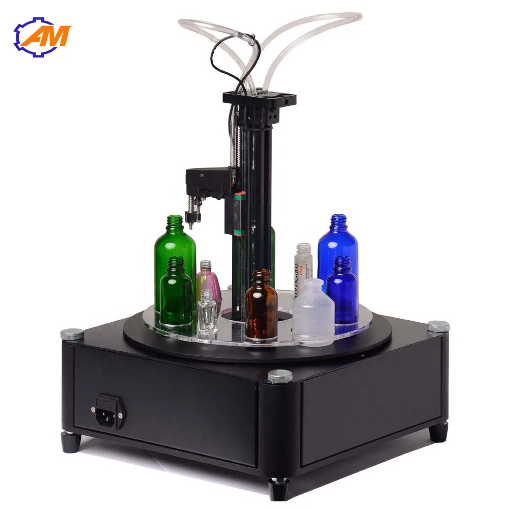 

Automatic Small Perfume Liquid essential oil emulsion Plastic Glass Bottles Ampoule Filling Machine