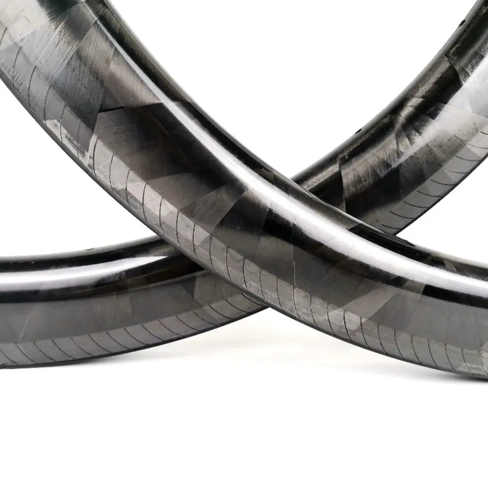 

Full carbon single rim 700c 50mm depth 25mm width clincher/Tubular Road bike carbon rim special glossy finish with AC3 brake