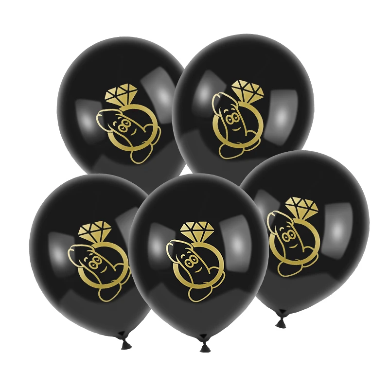 Вечерние латексные воздушные шары с героями мультфильмов 10 шт. вечерние