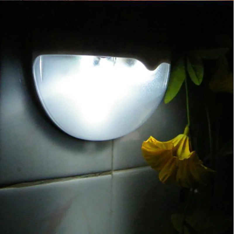 Водонепроницаемый настенный светильник на солнечной батарее 6 светодиодный