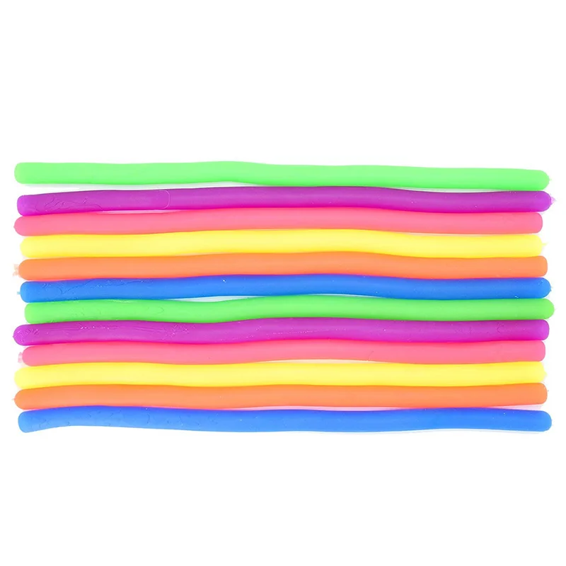 

Stretchy String Fidget Sensory Toys Build Resistance Squeeze Pull - Good for Kids with Add, Adhd or Autism, and Adults To Streng