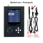 Новый 1 МГц-6 ГГц HackRF One Модернизированный PortaPack H2 3,2 дюйма ЖК-дисплей ppm TXCO SDR Raido дополнительно пластиковый металлический корпус антенный USB-кабель