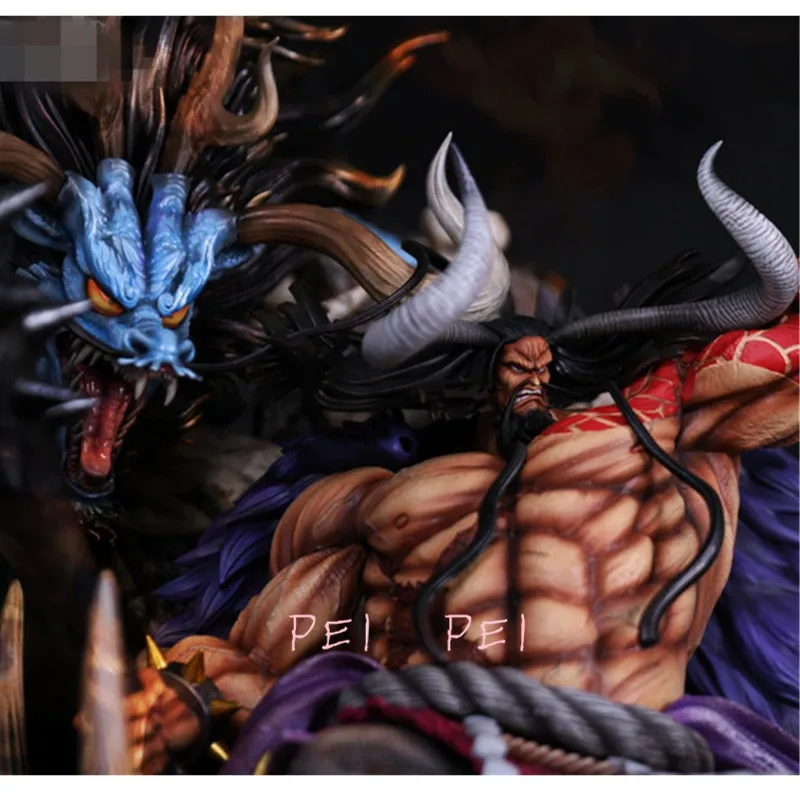Негабаритная статуя один кусок четыре императора 1/6 Kaido GK резиновая фигурка героя Коллекционная модель игрушечная коробка P1611