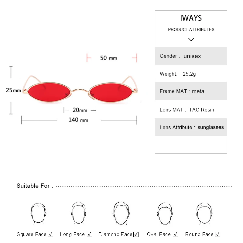 2019 новые маленькие овальные солнцезащитные очки для женщин и мужчин