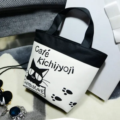 Style 7 Hellokitty модные дамские сумки, Курьерская сумка Портативные Сумки Холщовая Сумка женская мультяшная клатч женская сумка для покупок - Цвет: Style 7