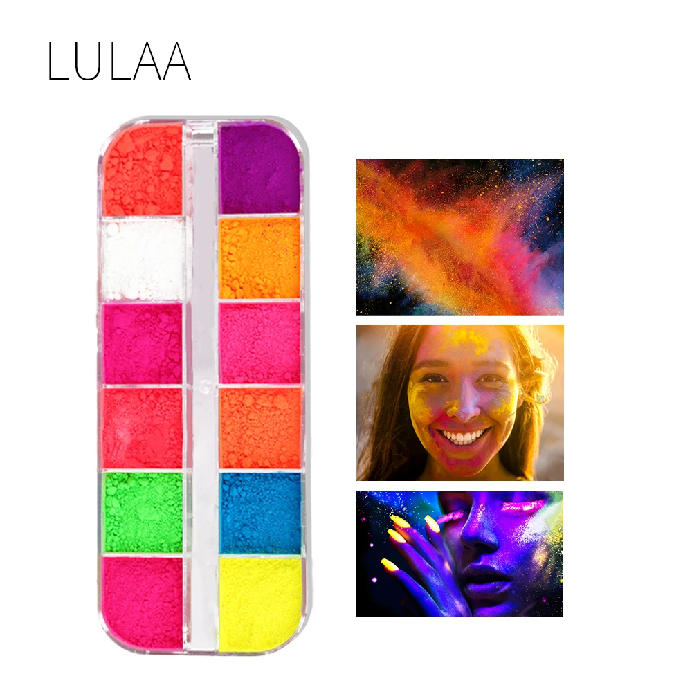 Ногти Блеск для ногтей фосфорный светящийся порошок пальто погружающийся Набор