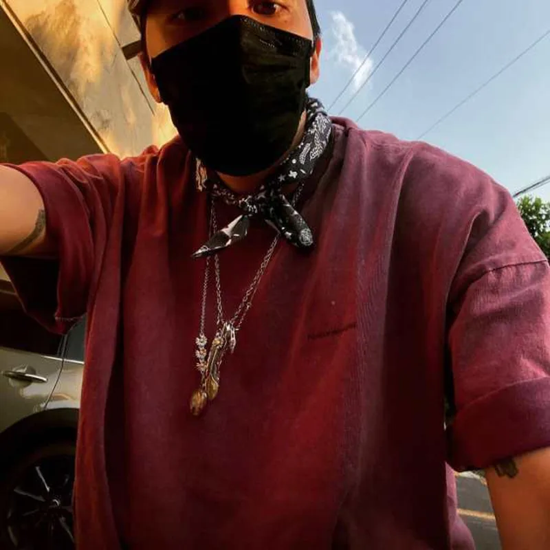 Peaceminusone x Футболка с фрагментами Дейзи бигбанг G-Дракон Летняя Повседневная