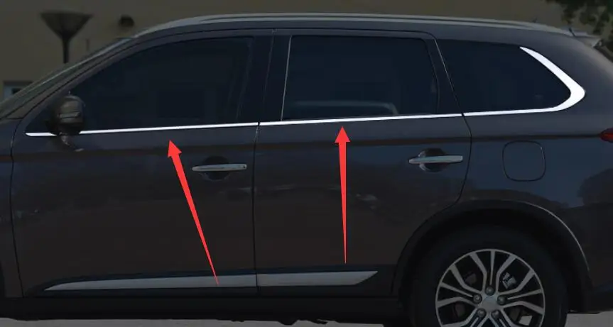 4 шт. высокое качество автомобиля Стайлинг из нержавеющей стали полосы окна