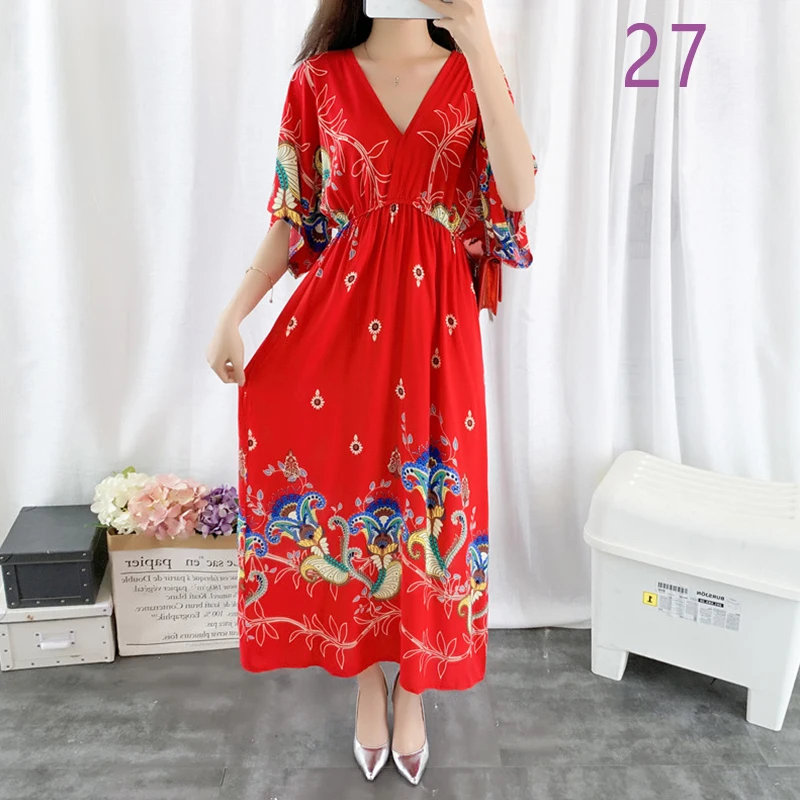 Женское богемное платье без рукавов элегантное винтажное пляжное с цветочным